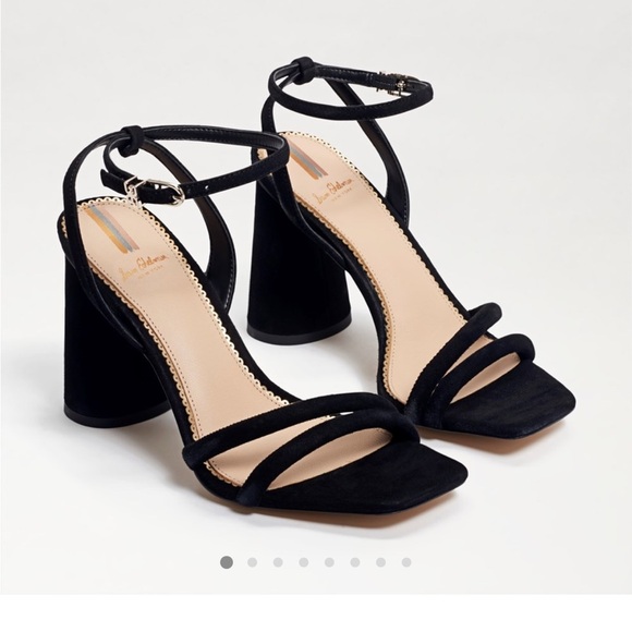 Sam Edelman KIA BLOCK HEEL SANDAL in black size 8 - Picture 1 of 14